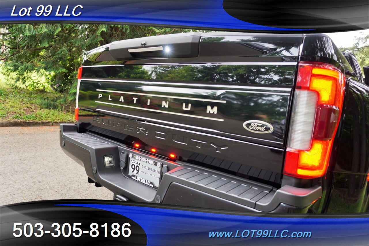 2019 Ford F-450 Platinum 4X4 Dually 6.7L Power Stroke HEATED AC  Leather Seats Pano Roof GPS LIFTED 22 Wheels Newer Tires - Photo 30 - Milwaukie, OR 97267