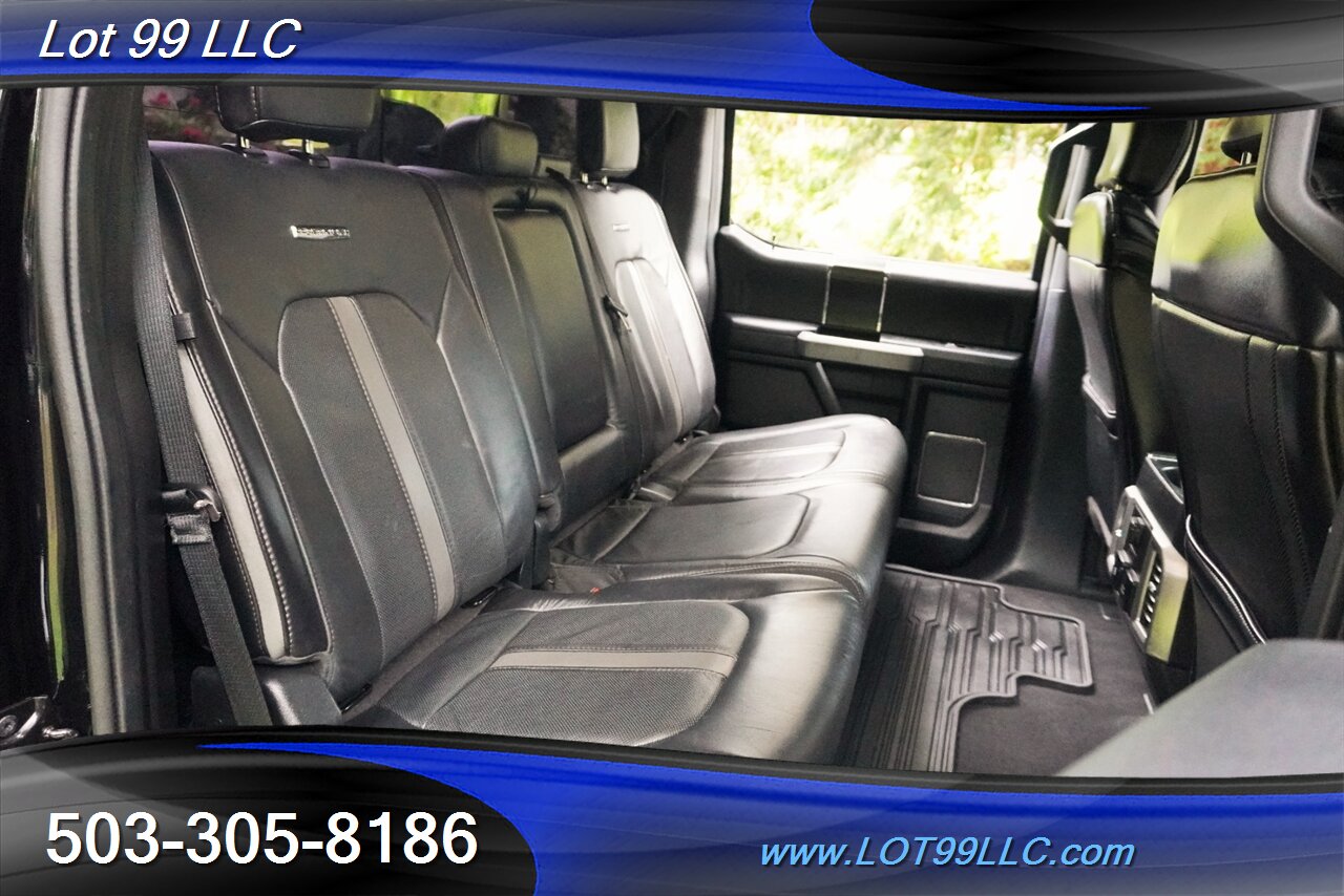 2019 Ford F-450 Platinum 4X4 Dually 6.7L Power Stroke HEATED AC  Leather Seats Pano Roof GPS LIFTED 22 Wheels Newer Tires - Photo 16 - Milwaukie, OR 97267