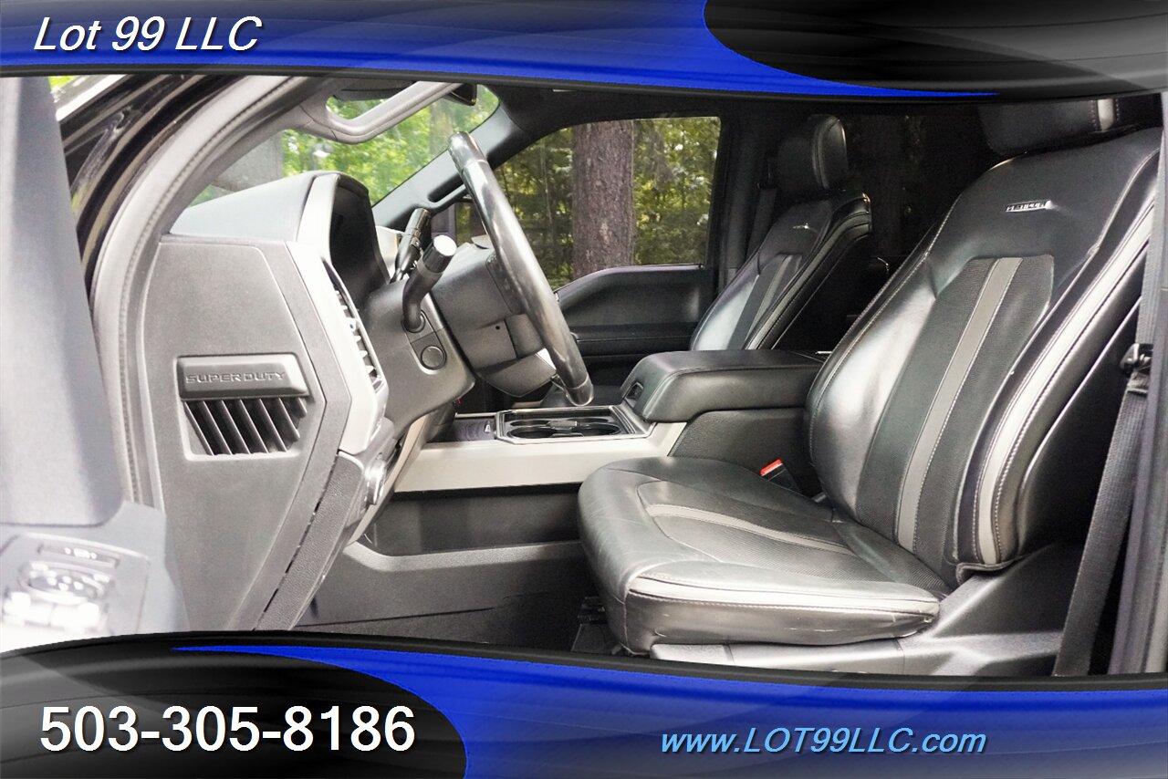 2019 Ford F-450 Platinum 4X4 Dually 6.7L Power Stroke HEATED AC  Leather Seats Pano Roof GPS LIFTED 22 Wheels Newer Tires - Photo 13 - Milwaukie, OR 97267