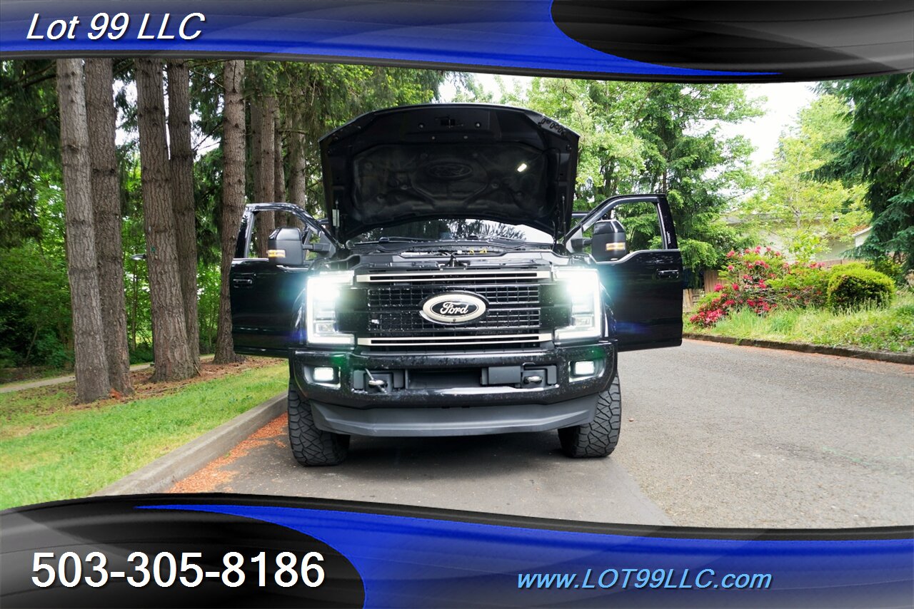 2019 Ford F-450 Platinum 4X4 Dually 6.7L Power Stroke HEATED AC  Leather Seats Pano Roof GPS LIFTED 22 Wheels Newer Tires - Photo 27 - Milwaukie, OR 97267