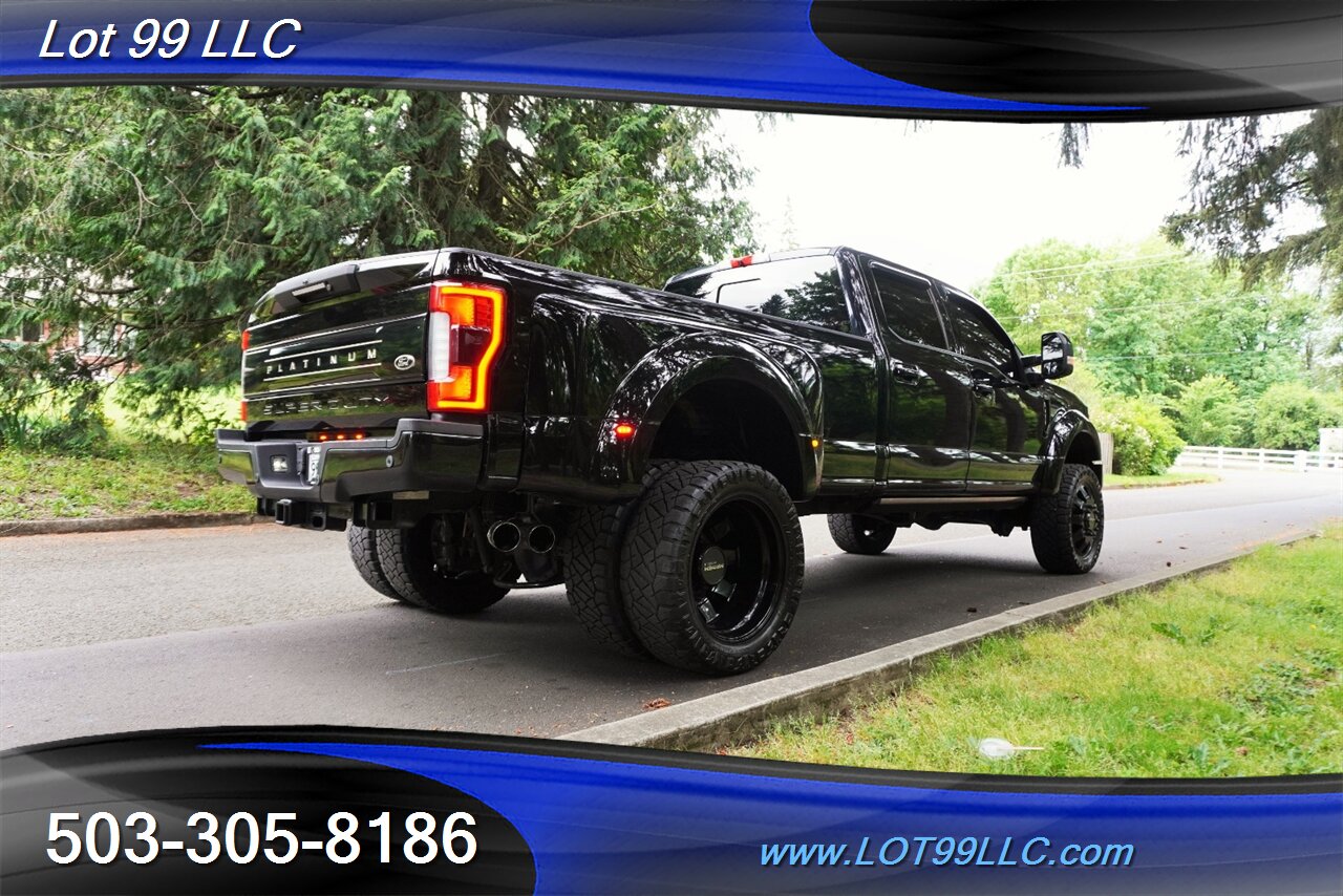 2019 Ford F-450 Platinum 4X4 Dually 6.7L Power Stroke HEATED AC  Leather Seats Pano Roof GPS LIFTED 22 Wheels Newer Tires - Photo 9 - Milwaukie, OR 97267