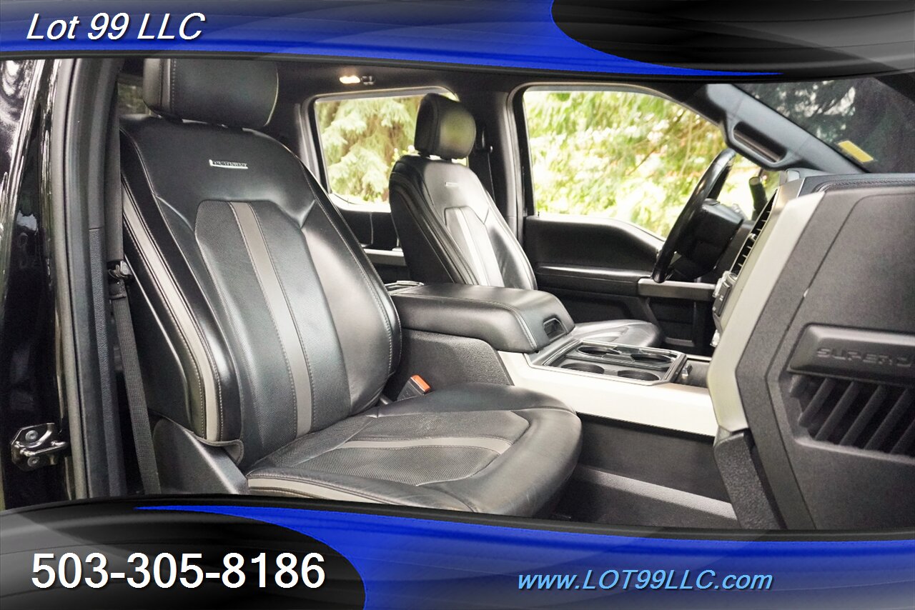 2019 Ford F-450 Platinum 4X4 Dually 6.7L Power Stroke HEATED AC  Leather Seats Pano Roof GPS LIFTED 22 Wheels Newer Tires - Photo 18 - Milwaukie, OR 97267