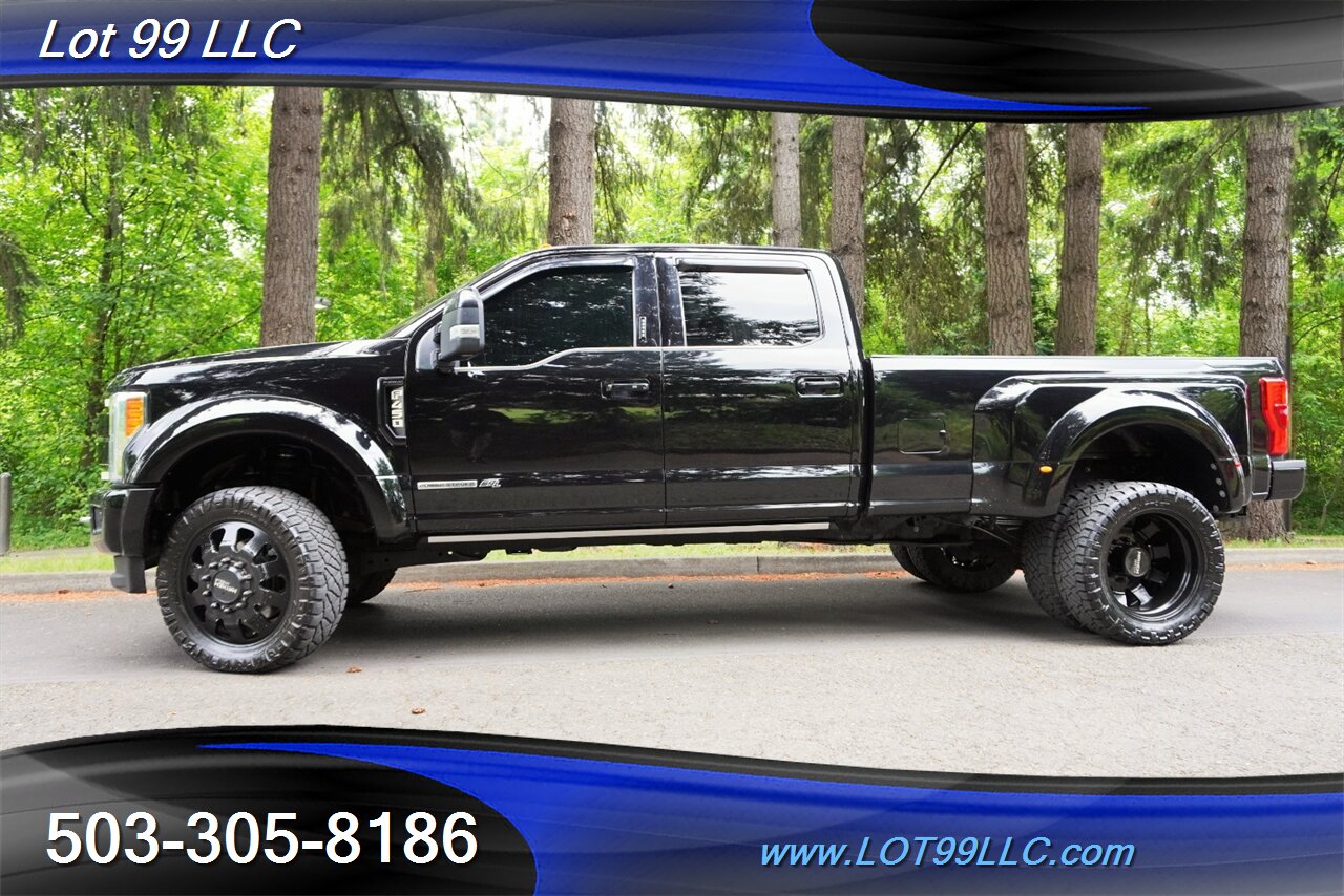 2019 Ford F-450 Platinum 4X4 Dually 6.7L Power Stroke HEATED AC  Leather Seats Pano Roof GPS LIFTED 22 Wheels Newer Tires - Photo 5 - Milwaukie, OR 97267