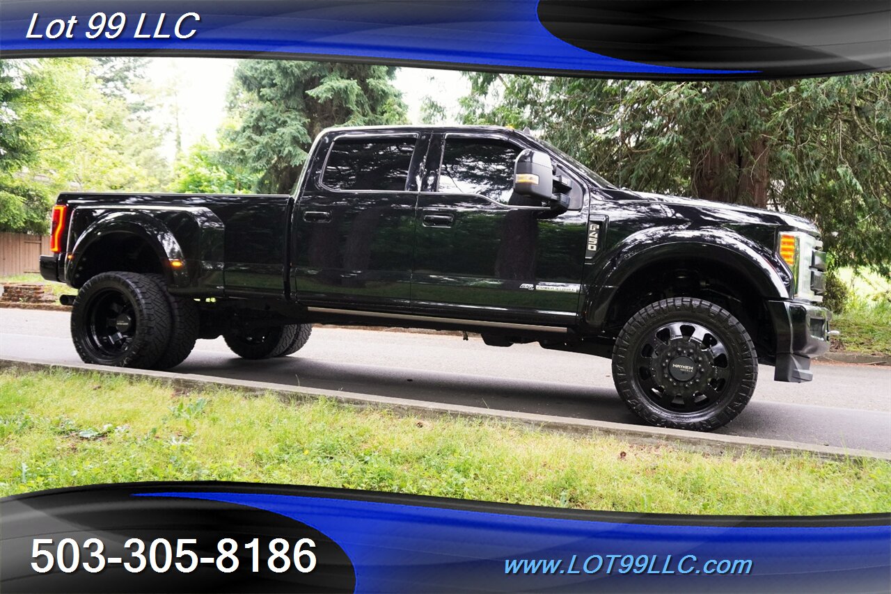 2019 Ford F-450 Platinum 4X4 Dually 6.7L Power Stroke HEATED AC  Leather Seats Pano Roof GPS LIFTED 22 Wheels Newer Tires - Photo 7 - Milwaukie, OR 97267