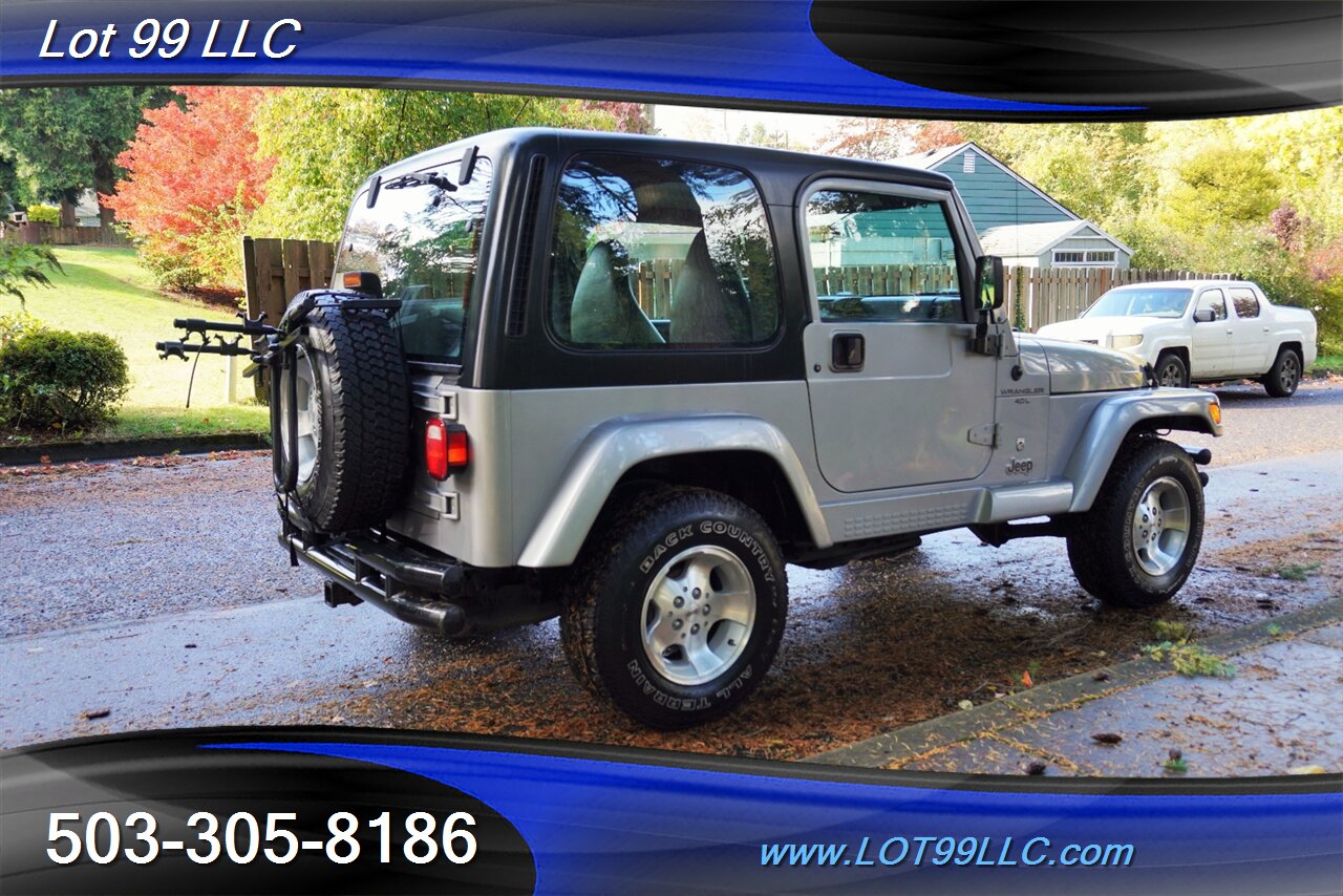 2001 Jeep Wrangler Sport 4X4 4.0L 5 Speed Manual HARD TOP   - Photo 9 - Milwaukie, OR 97267