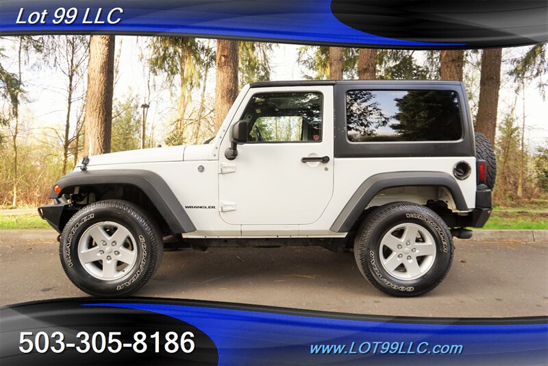 2015 Jeep Wrangler 4x4 2 DR V6 6 Speed Manual HARD TOP WINCH  