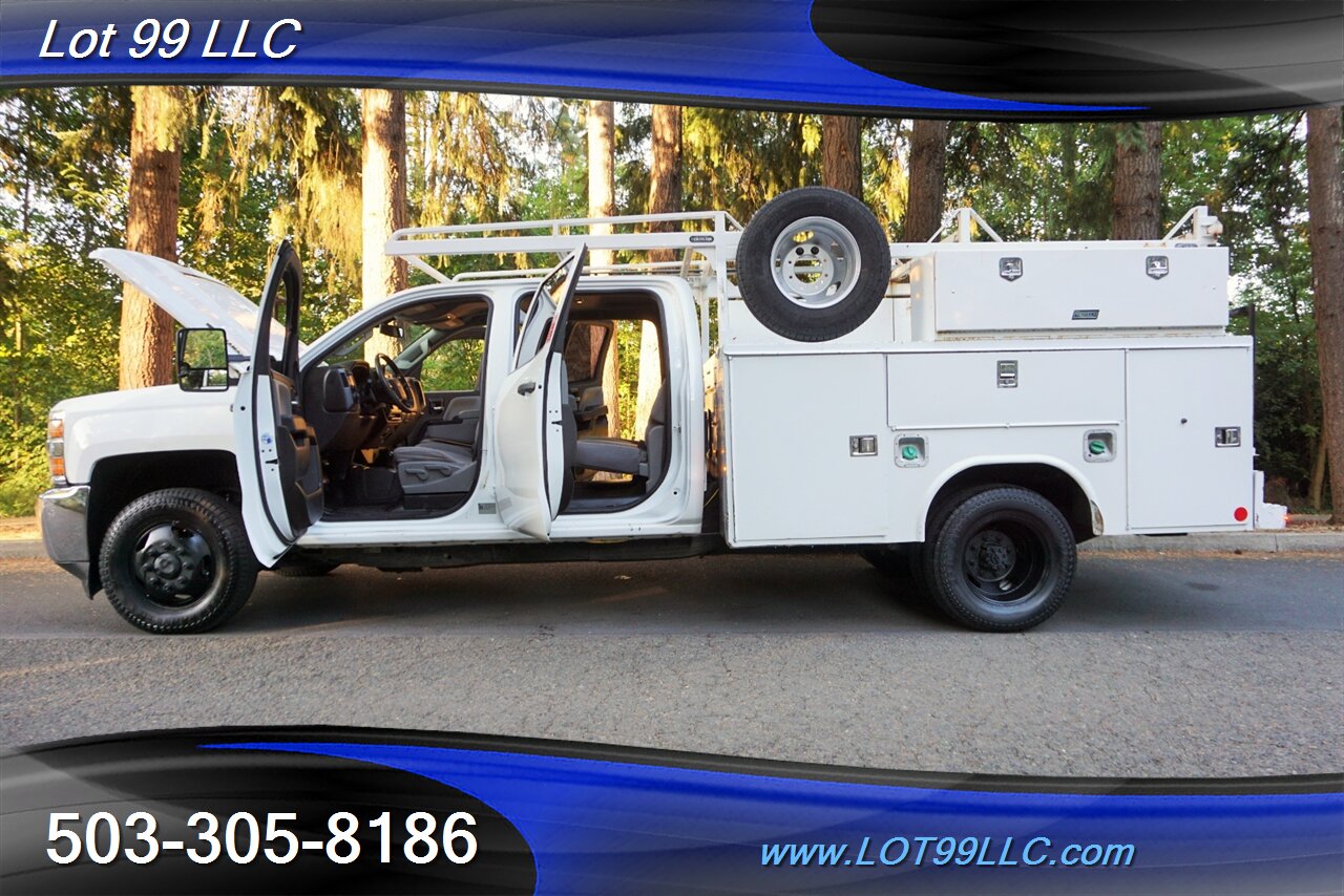 2018 Chevrolet Silverado 3500 HD 4X4 Dually 6.6L Duramax Service Bed 1 OWNER   - Photo 25 - Milwaukie, OR 97267