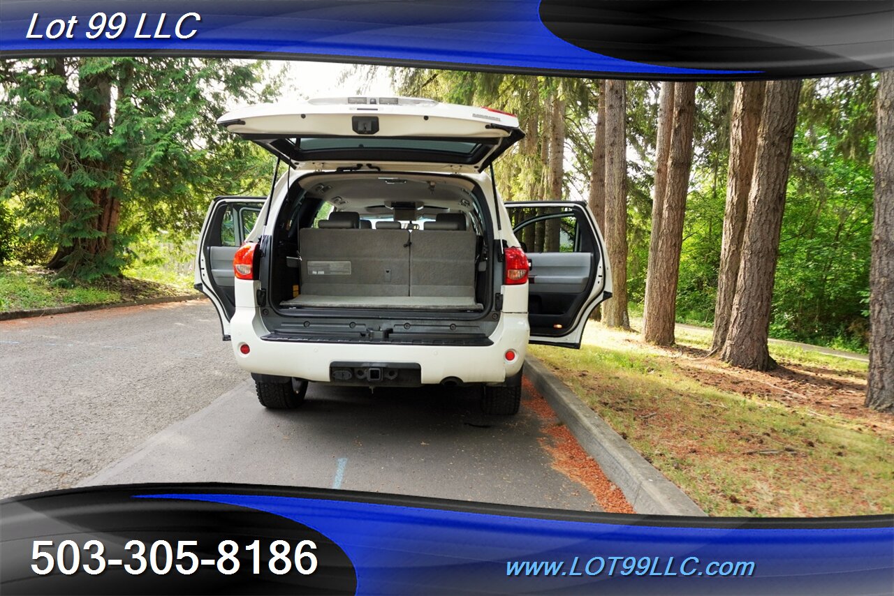 2011 Toyota Sequoia Platinum 4X4 V8 5.7L Auto Heated AC Leather DVD  Moon Roof 3 ROW Seating NEW TIRES 2 OWNERS - Photo 34 - Milwaukie, OR 97267