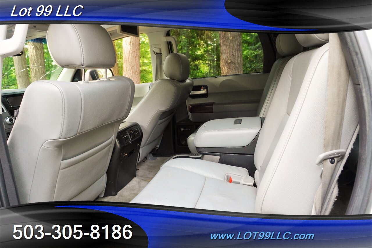 2011 Toyota Sequoia Platinum 4X4 V8 5.7L Auto Heated AC Leather DVD  Moon Roof 3 ROW Seating NEW TIRES 2 OWNERS - Photo 13 - Milwaukie, OR 97267