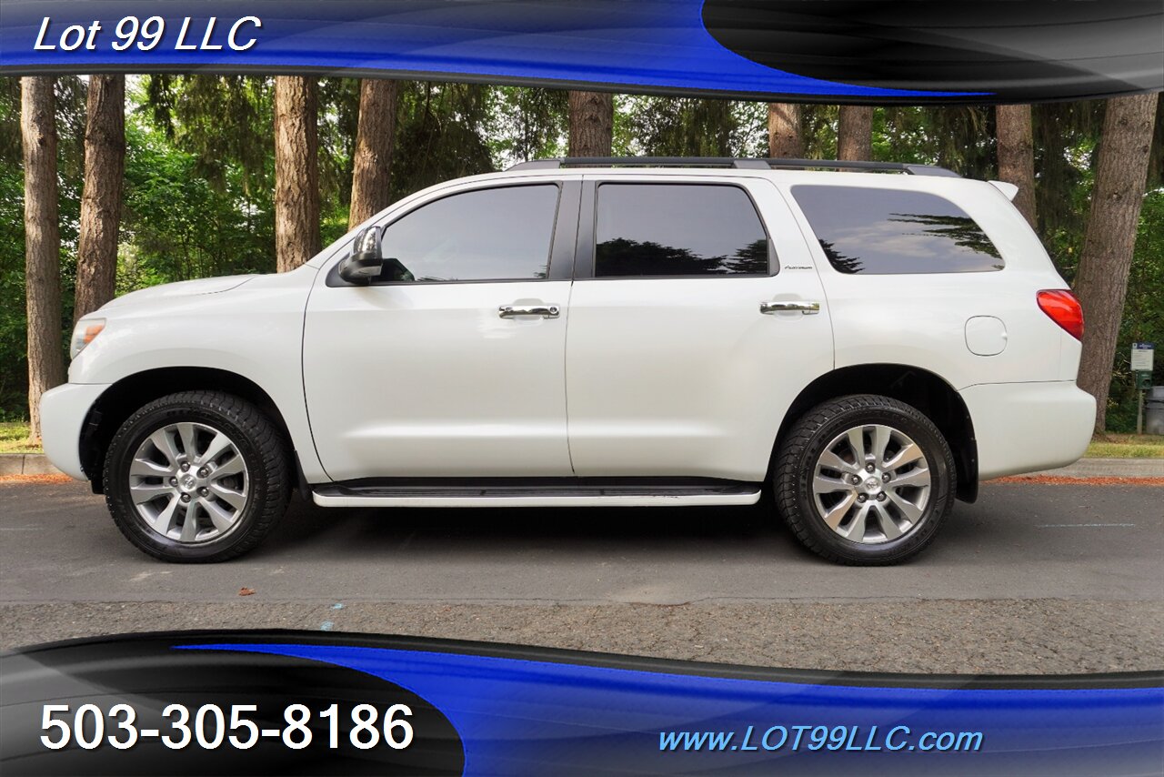 2011 Toyota Sequoia Platinum 4X4 V8 5.7L Auto Heated AC Leather DVD  Moon Roof 3 ROW Seating NEW TIRES 2 OWNERS - Photo 1 - Milwaukie, OR 97267