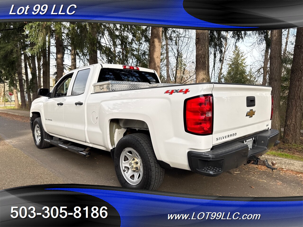 2014 Chevrolet Silverado 1500 Double Cab 4x4 84k Miles 2-Owner Toolbox Tow Pack   - Photo 10 - Milwaukie, OR 97267