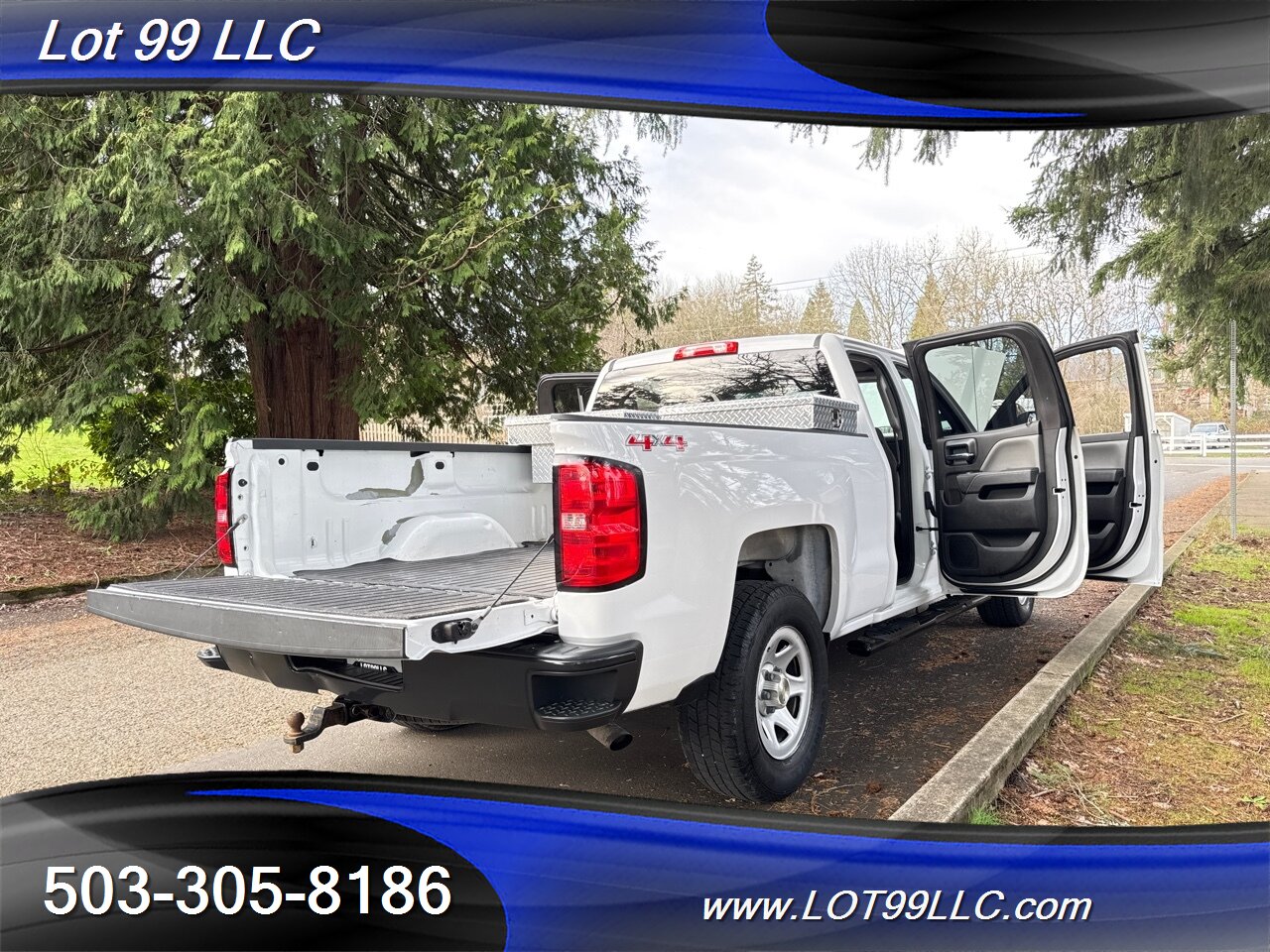 2014 Chevrolet Silverado 1500 Double Cab 4x4 84k Miles 2-Owner Toolbox Tow Pack   - Photo 39 - Milwaukie, OR 97267