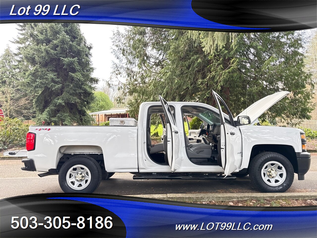 2014 Chevrolet Silverado 1500 Double Cab 4x4 84k Miles 2-Owner Toolbox Tow Pack   - Photo 38 - Milwaukie, OR 97267