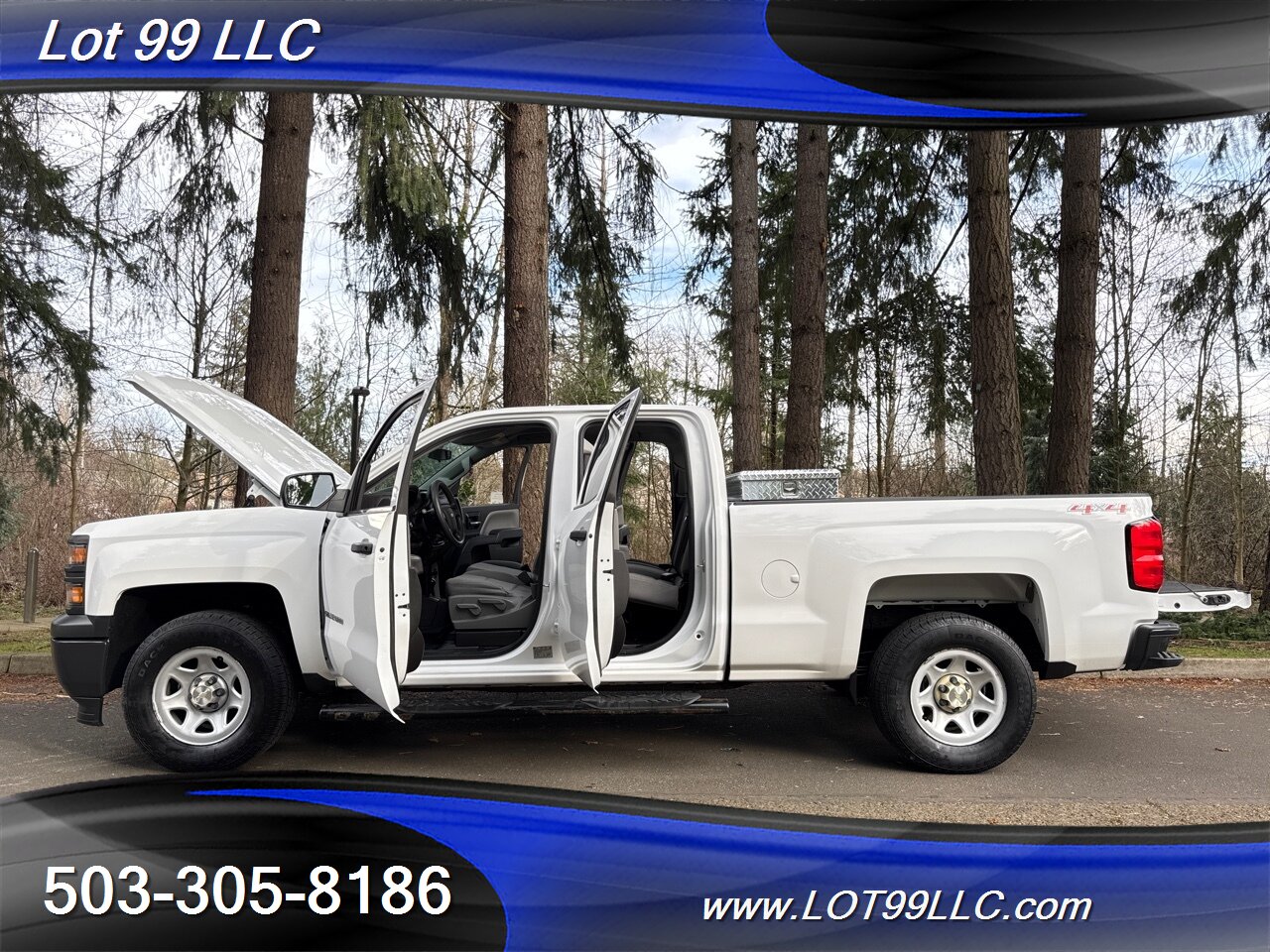 2014 Chevrolet Silverado 1500 Double Cab 4x4 84k Miles 2-Owner Toolbox Tow Pack   - Photo 20 - Milwaukie, OR 97267