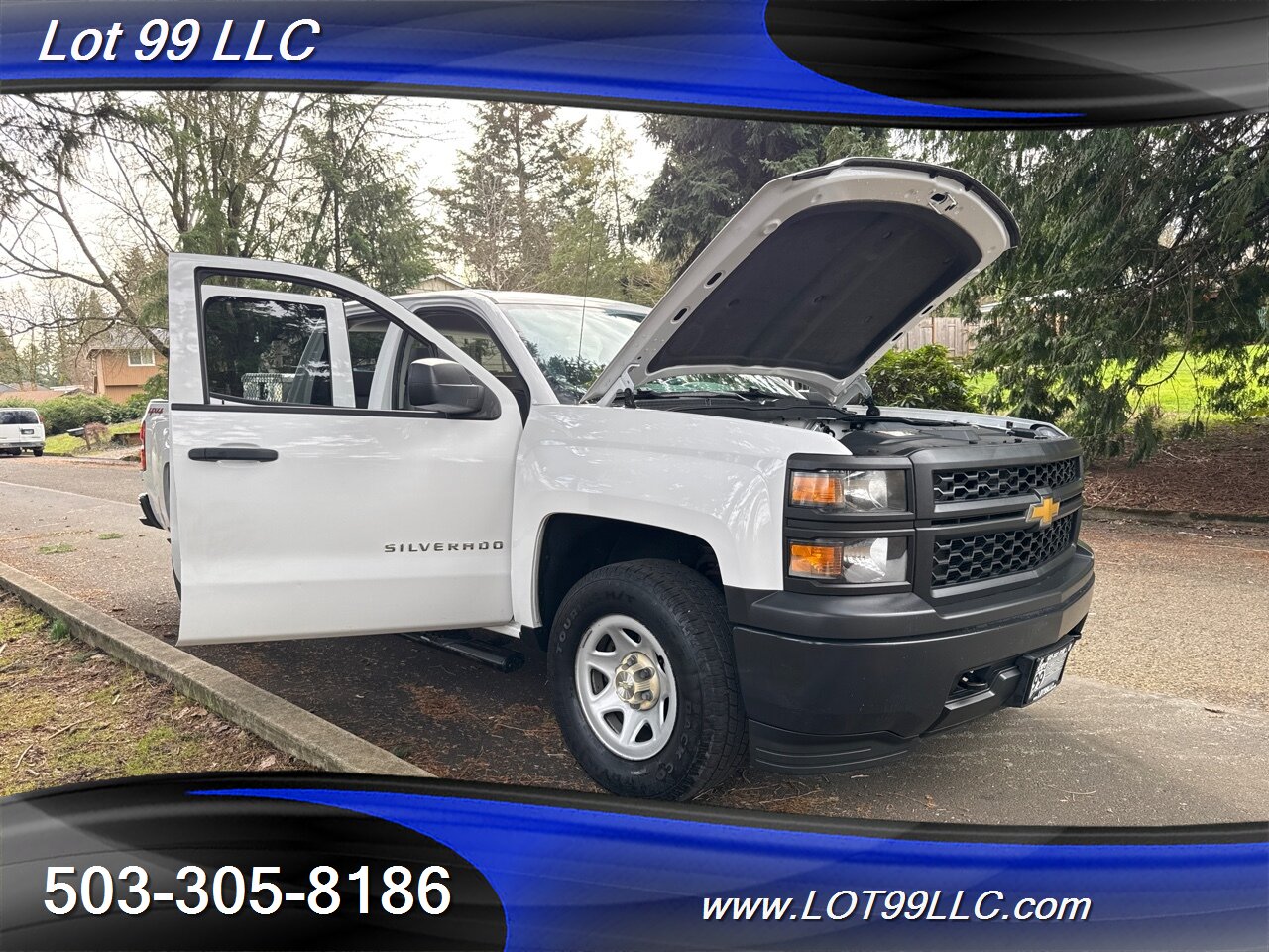 2014 Chevrolet Silverado 1500 Double Cab 4x4 84k Miles 2-Owner Toolbox Tow Pack   - Photo 37 - Milwaukie, OR 97267