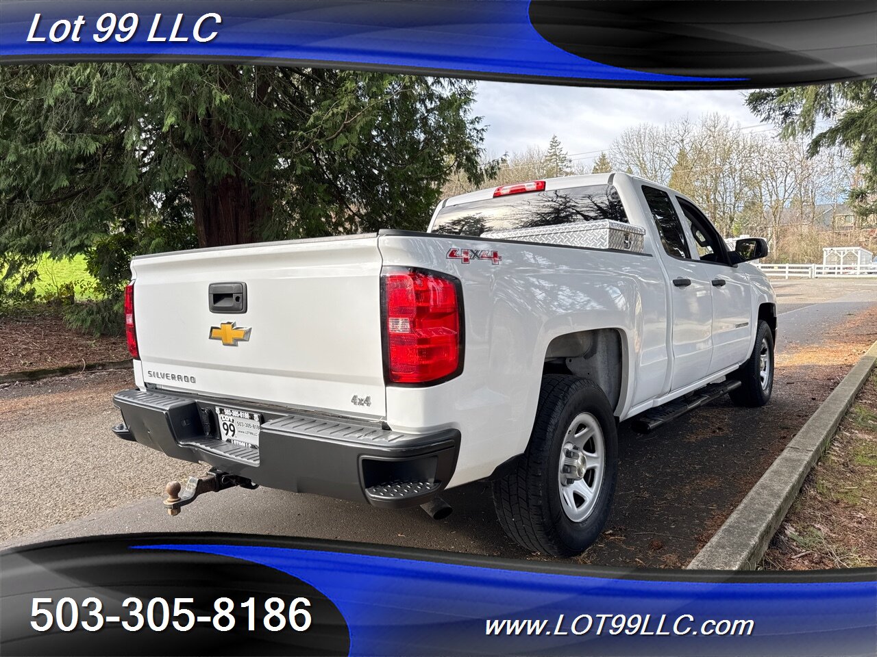 2014 Chevrolet Silverado 1500 Double Cab 4x4 84k Miles 2-Owner Toolbox Tow Pack   - Photo 8 - Milwaukie, OR 97267