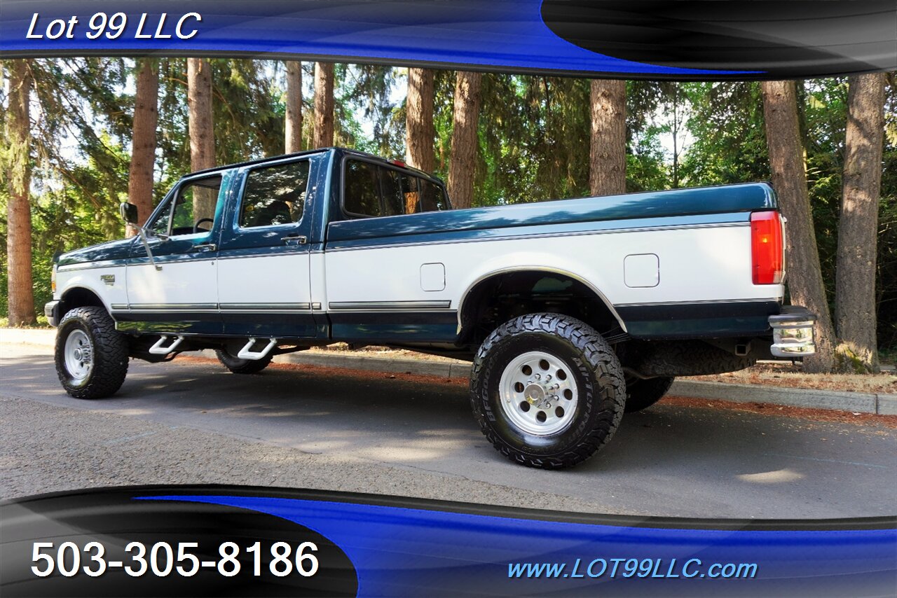 1996 Ford F-350 XLT 4X4 Crew Cab Long Bed 7.3L POWER STORKE AUTO Premium Wheels Newer BFG Tires Super Clean - Photo 11 - Milwaukie, OR 97267