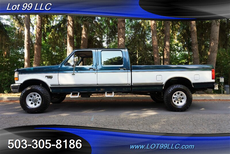 Pacific Green Pearl Metallic 1996 Ford F-350 Pickup Truck Four-Wheel Drive Automatic