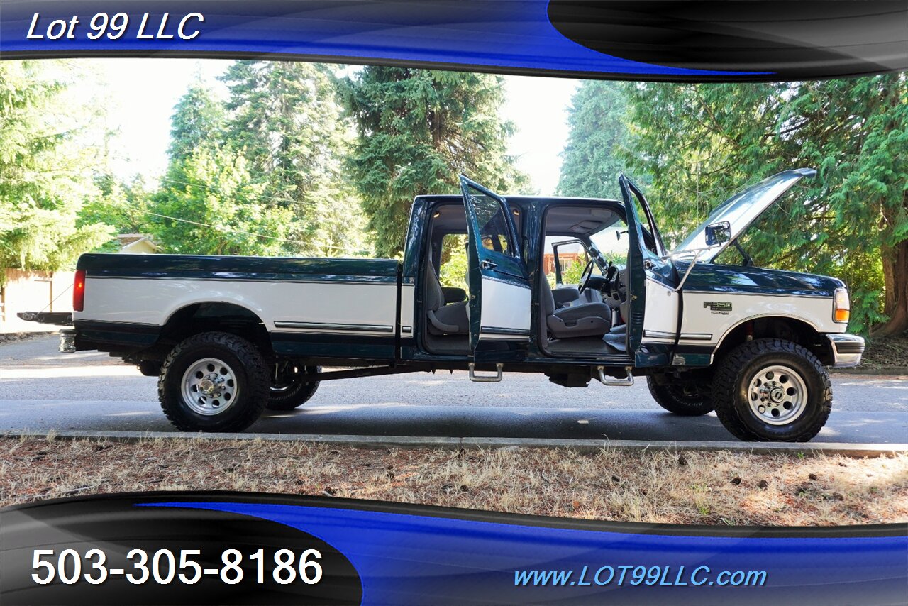 1996 Ford F-350 XLT 4X4 Crew Cab Long Bed 7.3L POWER STORKE AUTO Premium Wheels Newer BFG Tires Super Clean - Photo 28 - Milwaukie, OR 97267