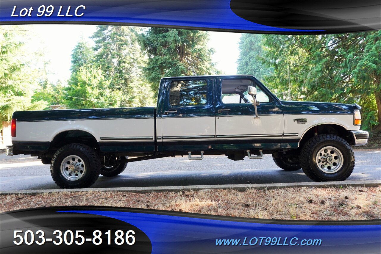 1996 Ford F-350 XLT 4X4 Crew Cab Long Bed 7.3L POWER STORKE AUTO Premium Wheels Newer BFG Tires Super Clean - Photo 8 - Milwaukie, OR 97267