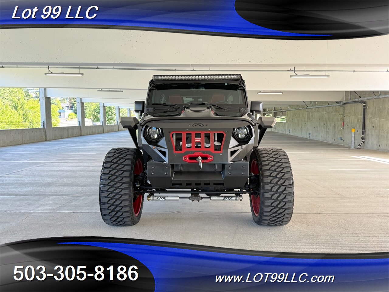 2016 Jeep Wrangler Unlimited 46k Magnuson Supercharged 26 " American FORCES Red Leather Interior Hard Top Warn Winch - Photo 4 - Milwaukie, OR 97267