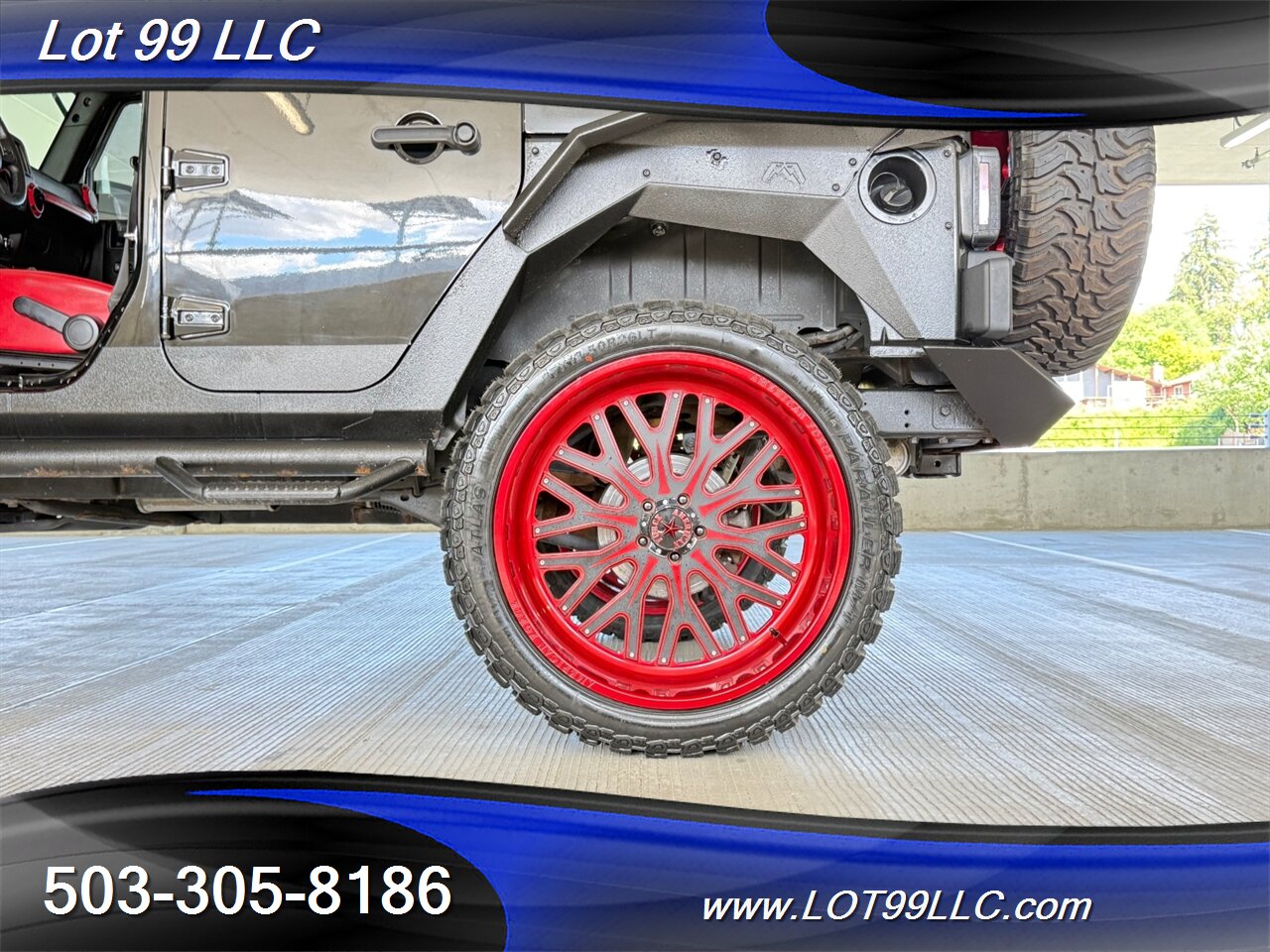 2016 Jeep Wrangler Unlimited 46k Magnuson Supercharged 26 " American FORCES Red Leather Interior Hard Top Warn Winch - Photo 22 - Milwaukie, OR 97267