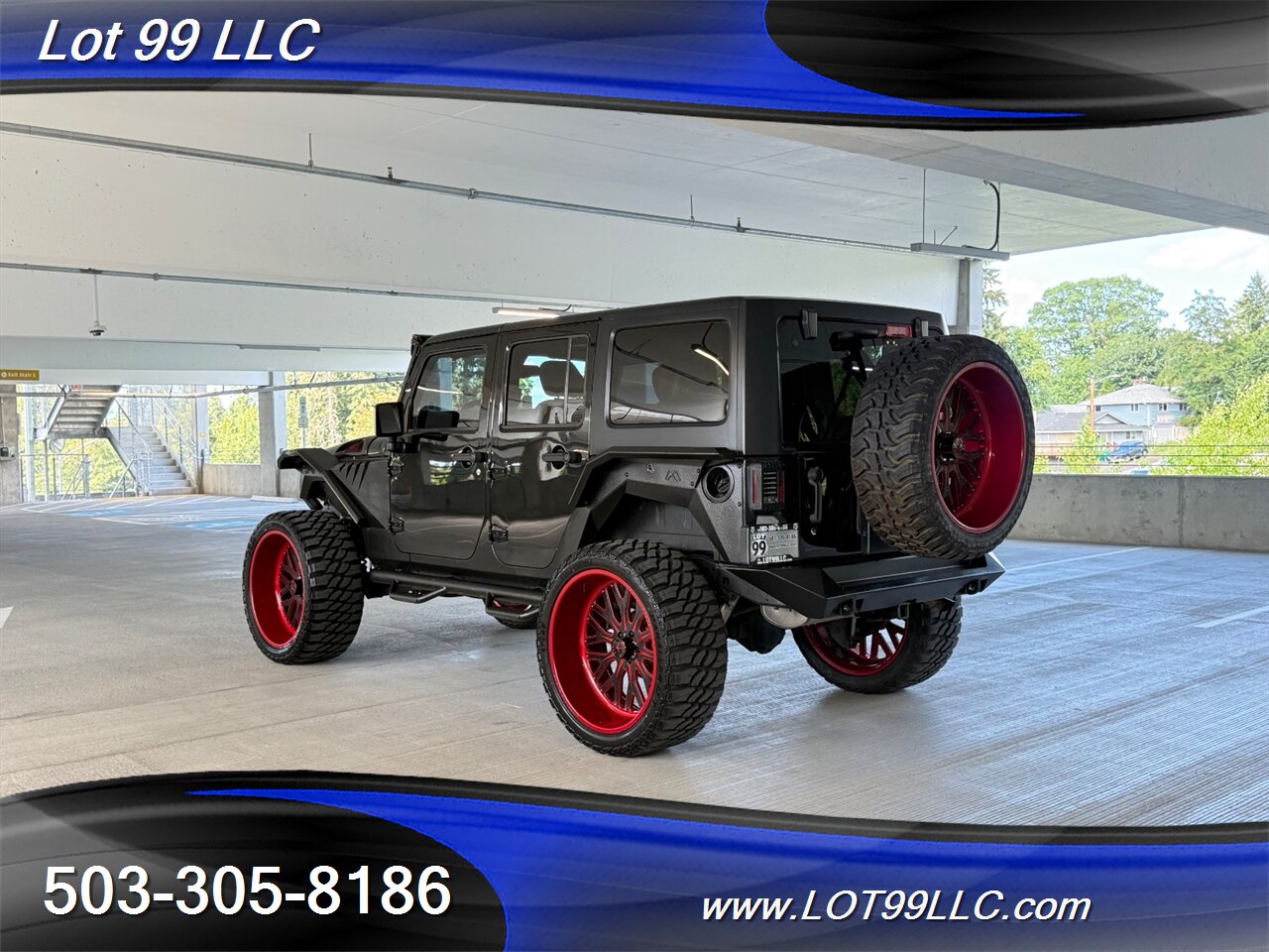 2016 Jeep Wrangler Unlimited 46k Magnuson Supercharged 26 " American FORCES Red Leather Interior Hard Top Warn Winch - Photo 9 - Milwaukie, OR 97267
