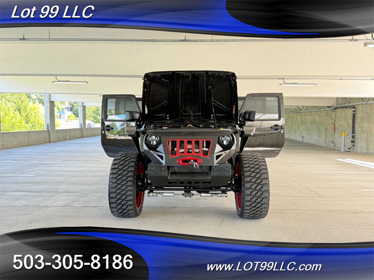 2016 Jeep Wrangler Unlimited 46k Magnuson Supercharged 26 " American FORCES Red Leather Interior Hard Top Warn Winch - Photo 29 - Milwaukie, OR 97267