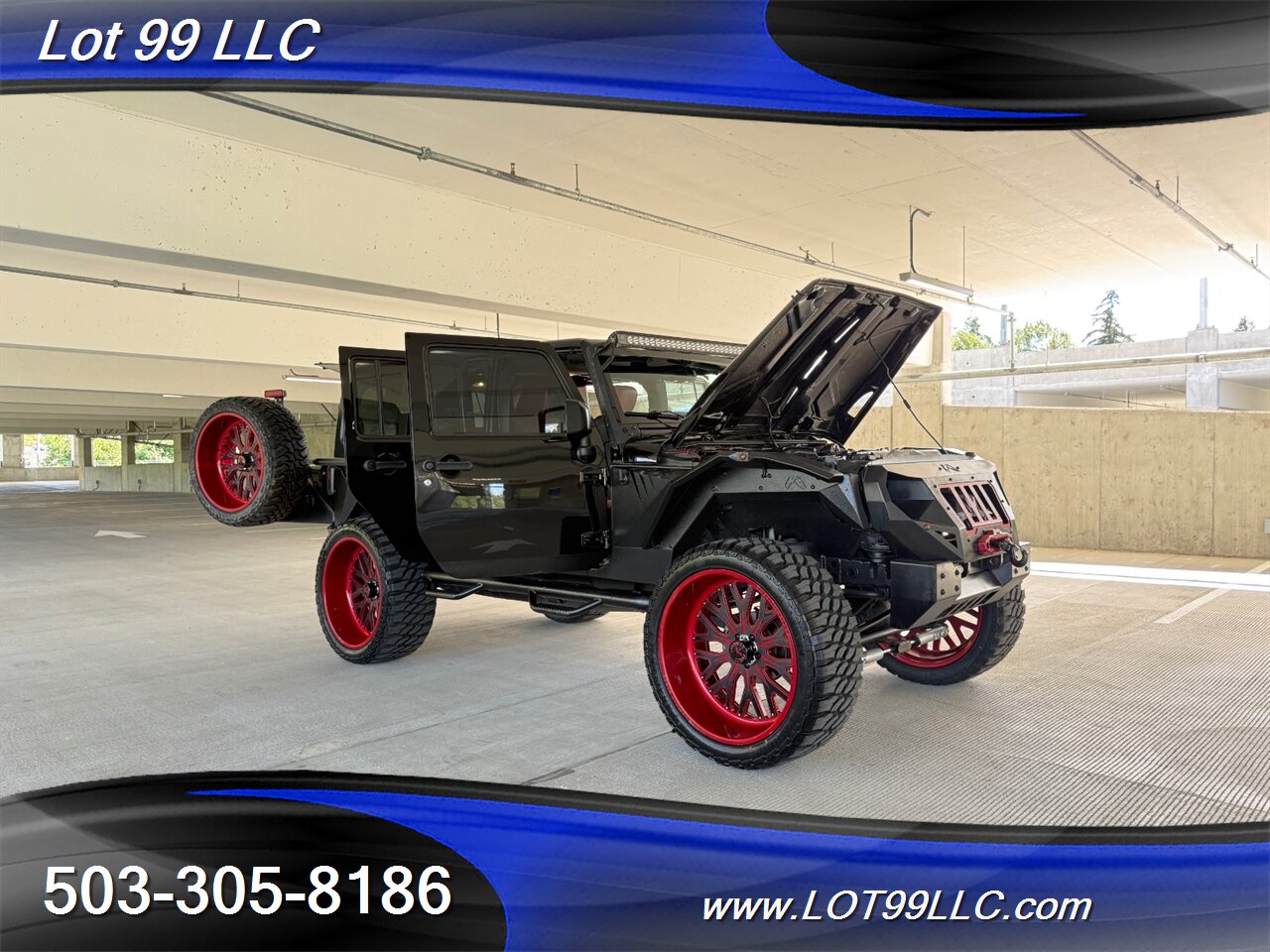 2016 Jeep Wrangler Unlimited 46k Magnuson Supercharged 26 " American FORCES Red Leather Interior Hard Top Warn Winch - Photo 23 - Milwaukie, OR 97267