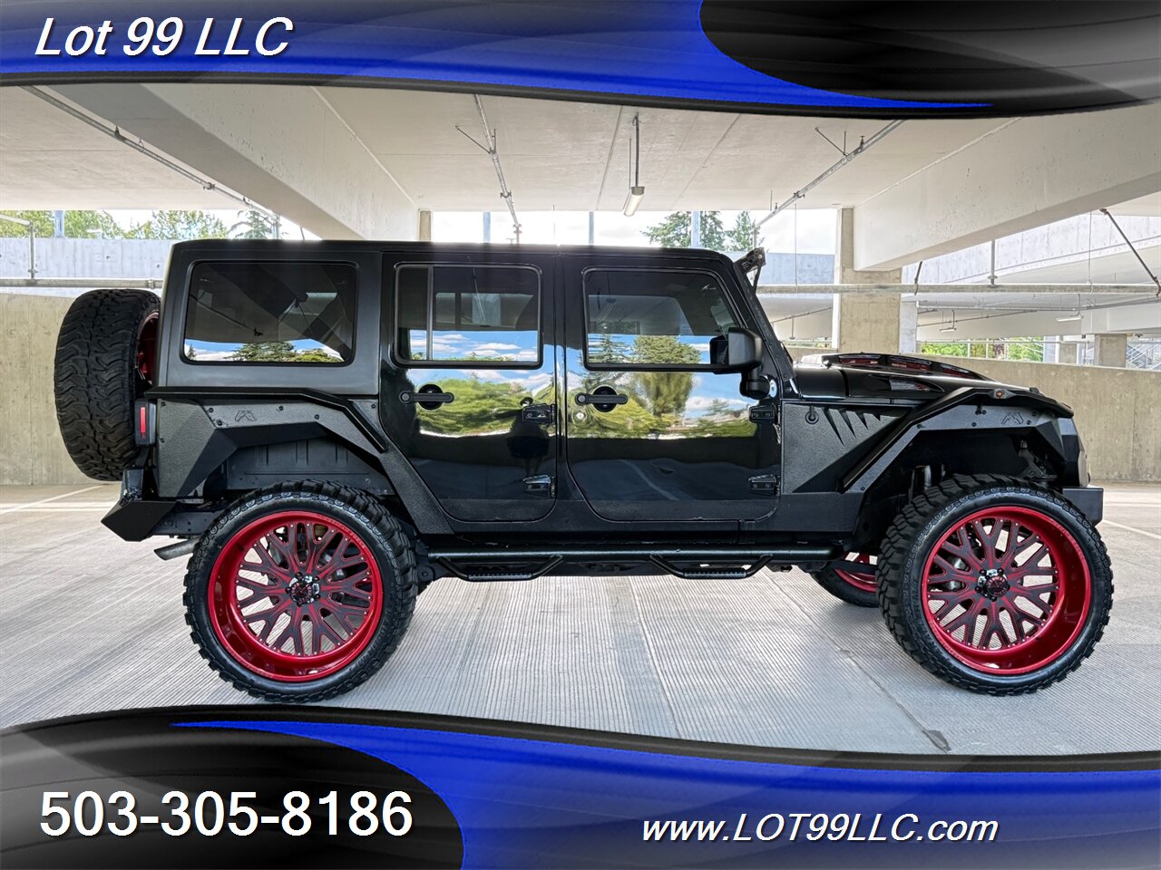 2016 Jeep Wrangler Unlimited 46k Magnuson Supercharged 26 " American FORCES Red Leather Interior Hard Top Warn Winch - Photo 6 - Milwaukie, OR 97267