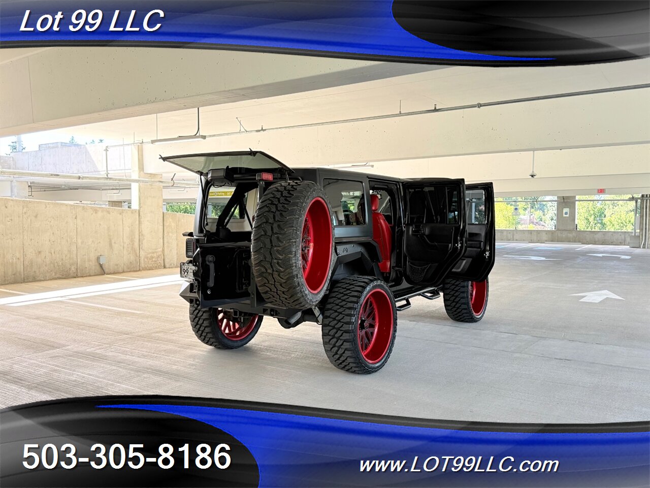 2016 Jeep Wrangler Unlimited 46k Magnuson Supercharged 26 " American FORCES Red Leather Interior Hard Top Warn Winch - Photo 30 - Milwaukie, OR 97267