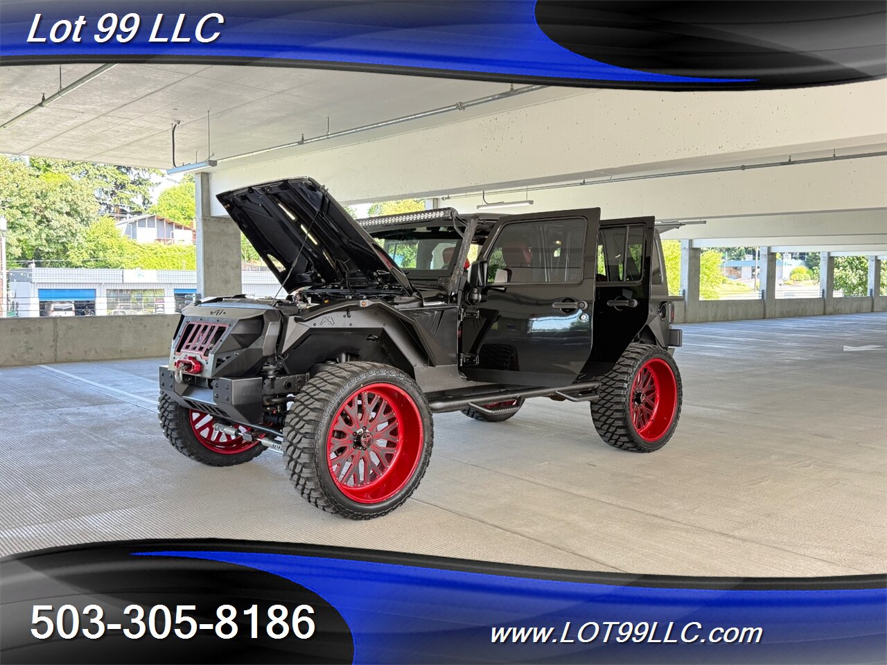 2016 Jeep Wrangler Unlimited 46k Magnuson Supercharged 26 " American FORCES Red Leather Interior Hard Top Warn Winch - Photo 28 - Milwaukie, OR 97267