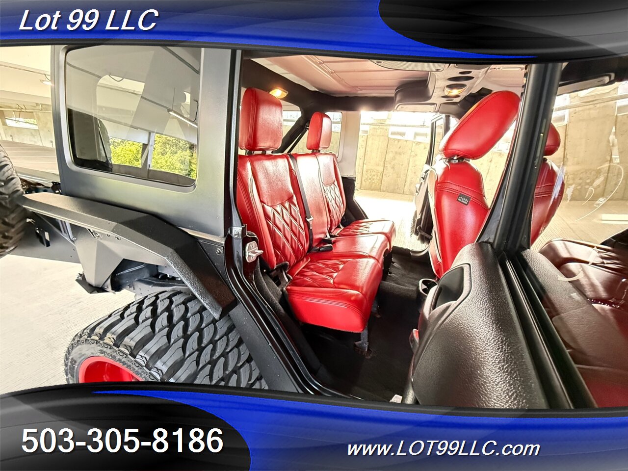 2016 Jeep Wrangler Unlimited 46k Magnuson Supercharged 26 " American FORCES Red Leather Interior Hard Top Warn Winch - Photo 17 - Milwaukie, OR 97267