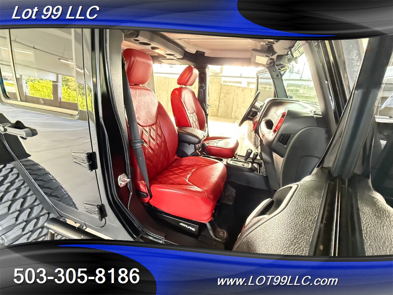 2016 Jeep Wrangler Unlimited 46k Magnuson Supercharged 26 " American FORCES Red Leather Interior Hard Top Warn Winch - Photo 16 - Milwaukie, OR 97267