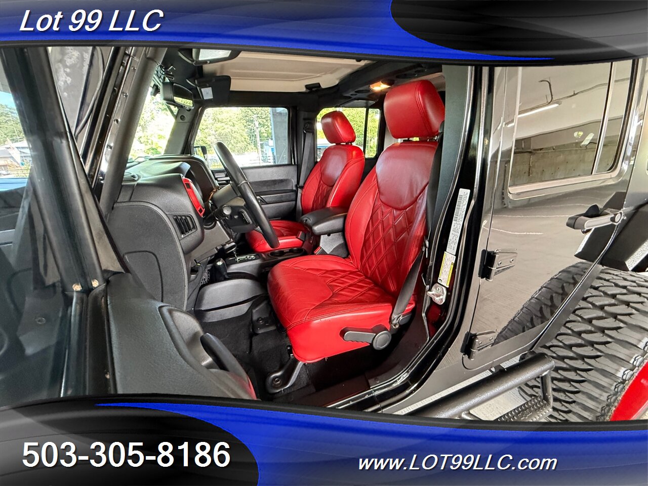 2016 Jeep Wrangler Unlimited 46k Magnuson Supercharged 26 " American FORCES Red Leather Interior Hard Top Warn Winch - Photo 12 - Milwaukie, OR 97267