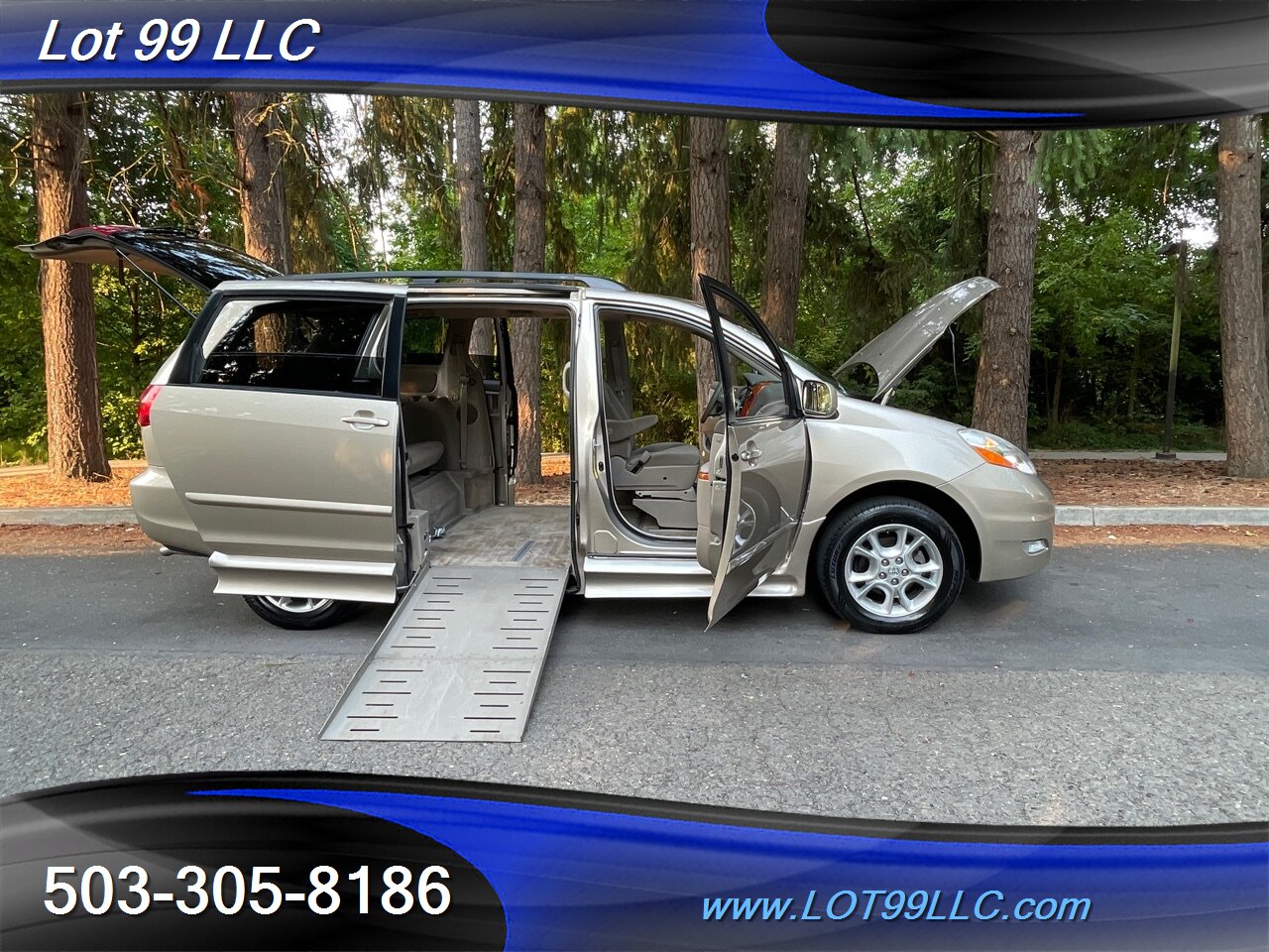 2006 Toyota Sienna XLE * 101k ** WHEEL CHAIR VAN ** POWER RAMP-DOORS   - Photo 33 - Milwaukie, OR 97267