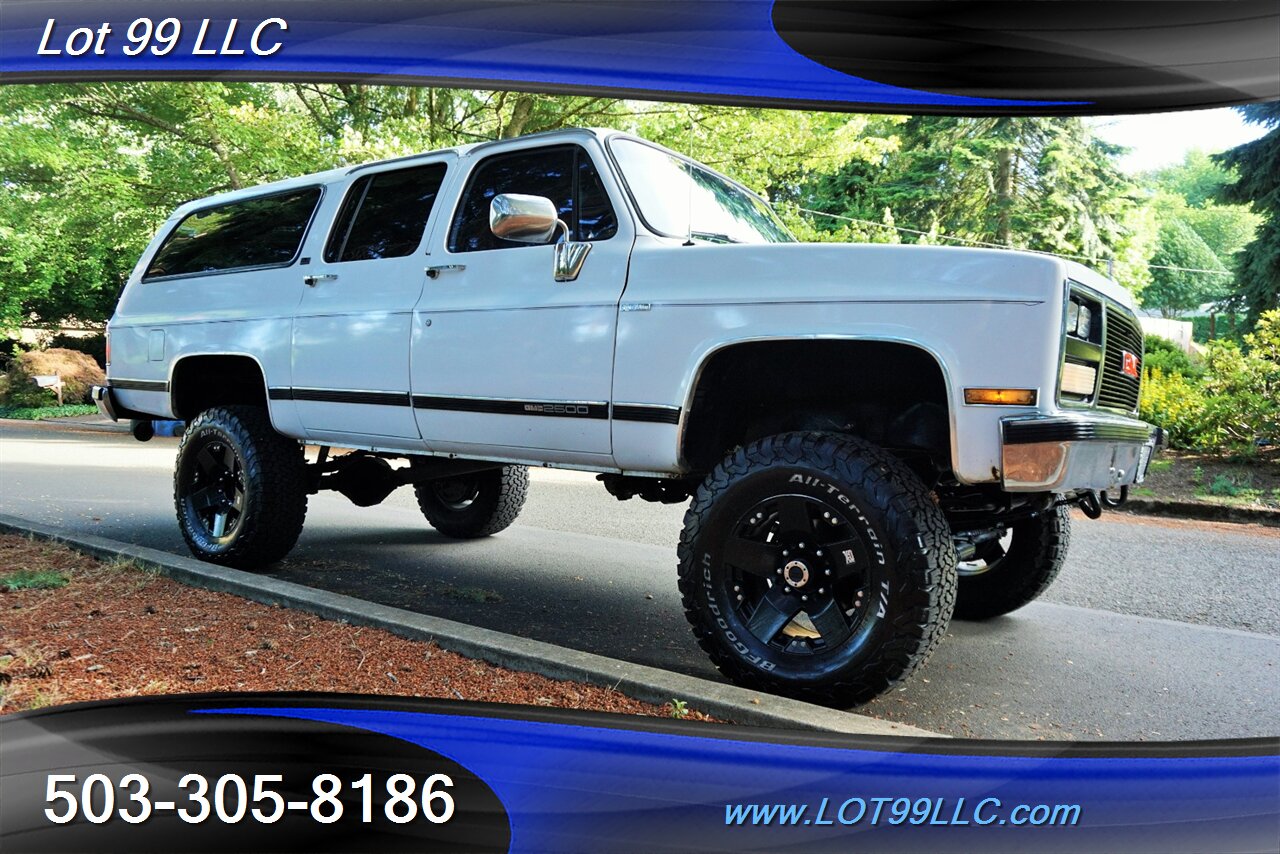 1989 GMC Suburban GMC Chevrolet 2500 4dr 4X4 V8 Lifted 20S 35   - Photo 7 - Milwaukie, OR 97267