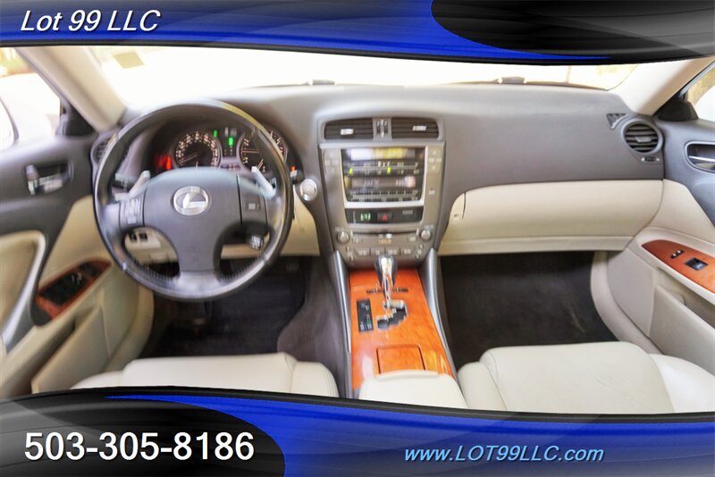 2009 Lexus IS Sedan V6 Automatic Heated Leather Moon NEW TIRES  