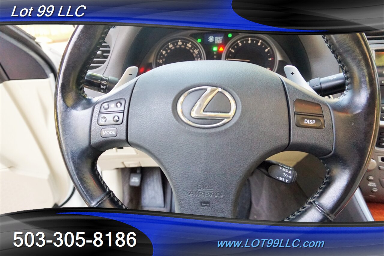 2009 Lexus IS Sedan V6 Automatic Heated Leather Moon NEW TIRES   - Photo 24 - Milwaukie, OR 97267