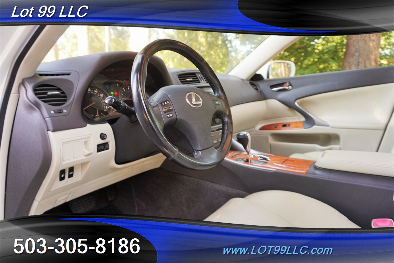 2009 Lexus IS Sedan V6 Automatic Heated Leather Moon NEW TIRES   - Photo 12 - Milwaukie, OR 97267