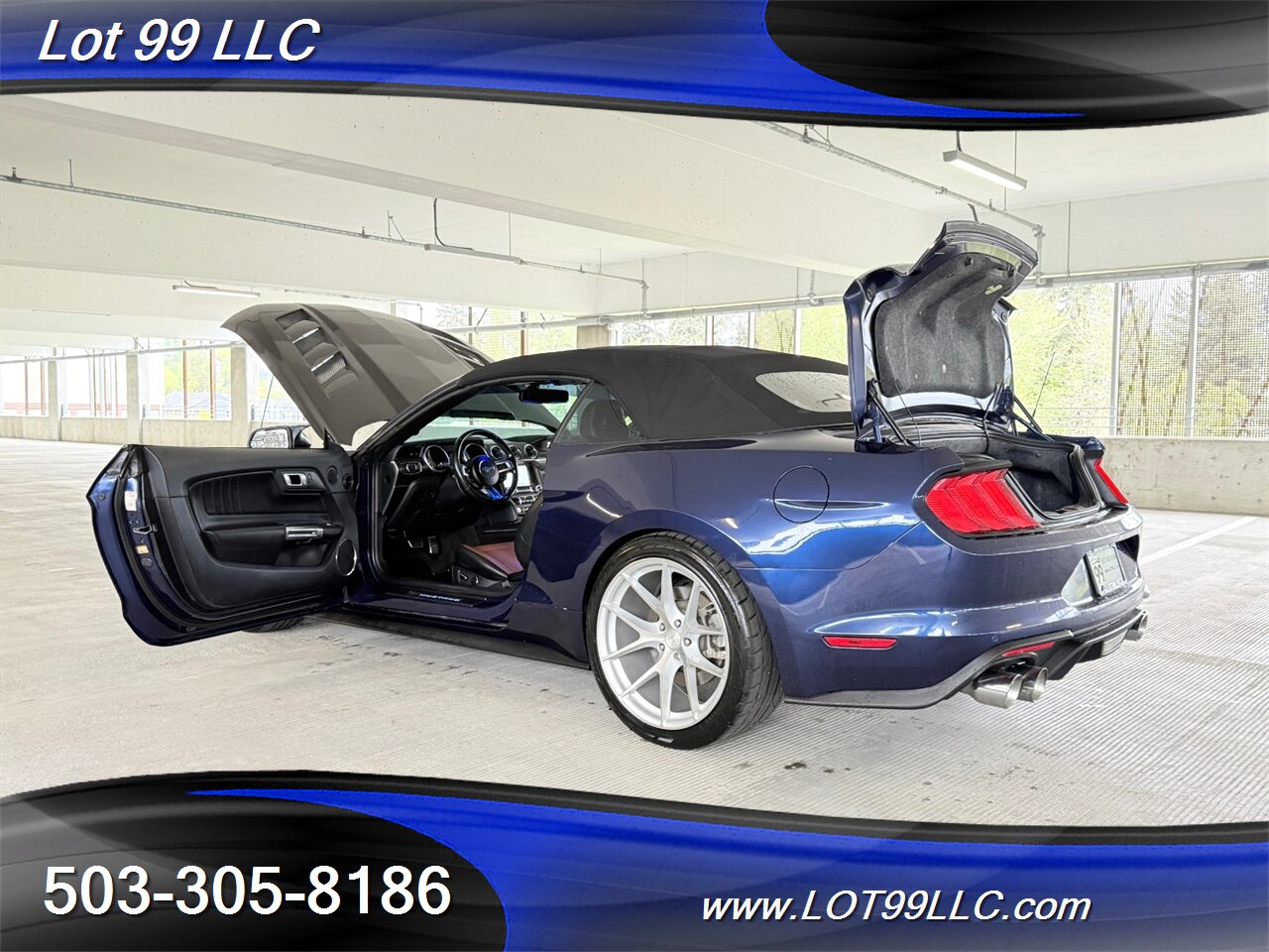 2019 Ford Mustang GT Premium 5.0 109k Convertible Leather Navi Cam Carbon Fiber Hood & Interior 20 " Wheels - Photo 33 - Milwaukie, OR 97267