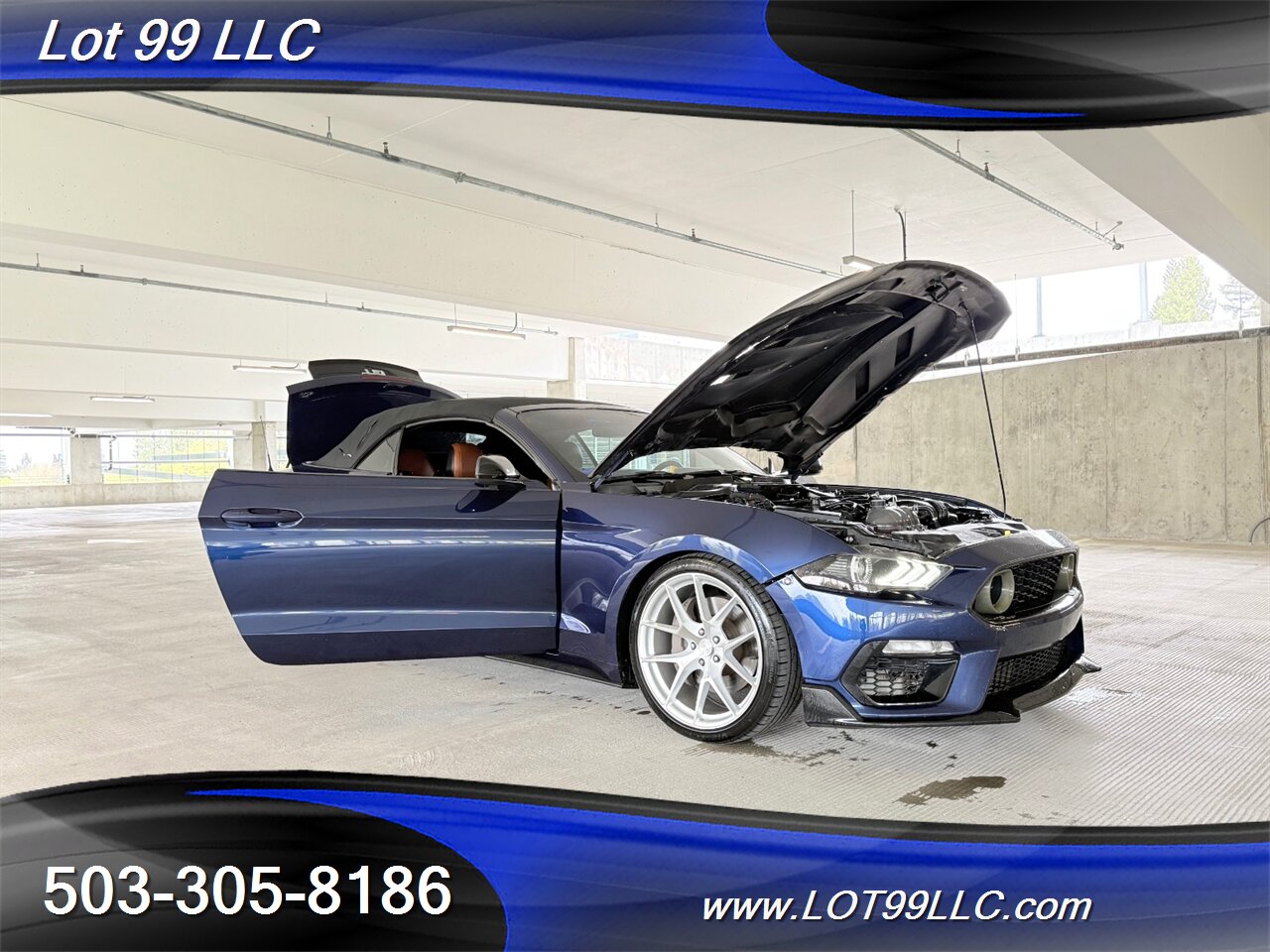 2019 Ford Mustang GT Premium 5.0 109k Convertible Leather Navi Cam Carbon Fiber Hood & Interior 20 " Wheels - Photo 30 - Milwaukie, OR 97267