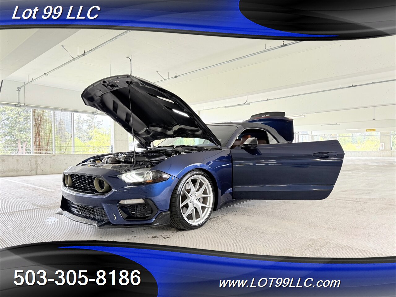 2019 Ford Mustang GT Premium 5.0 109k Convertible Leather Navi Cam Carbon Fiber Hood & Interior 20 " Wheels - Photo 28 - Milwaukie, OR 97267