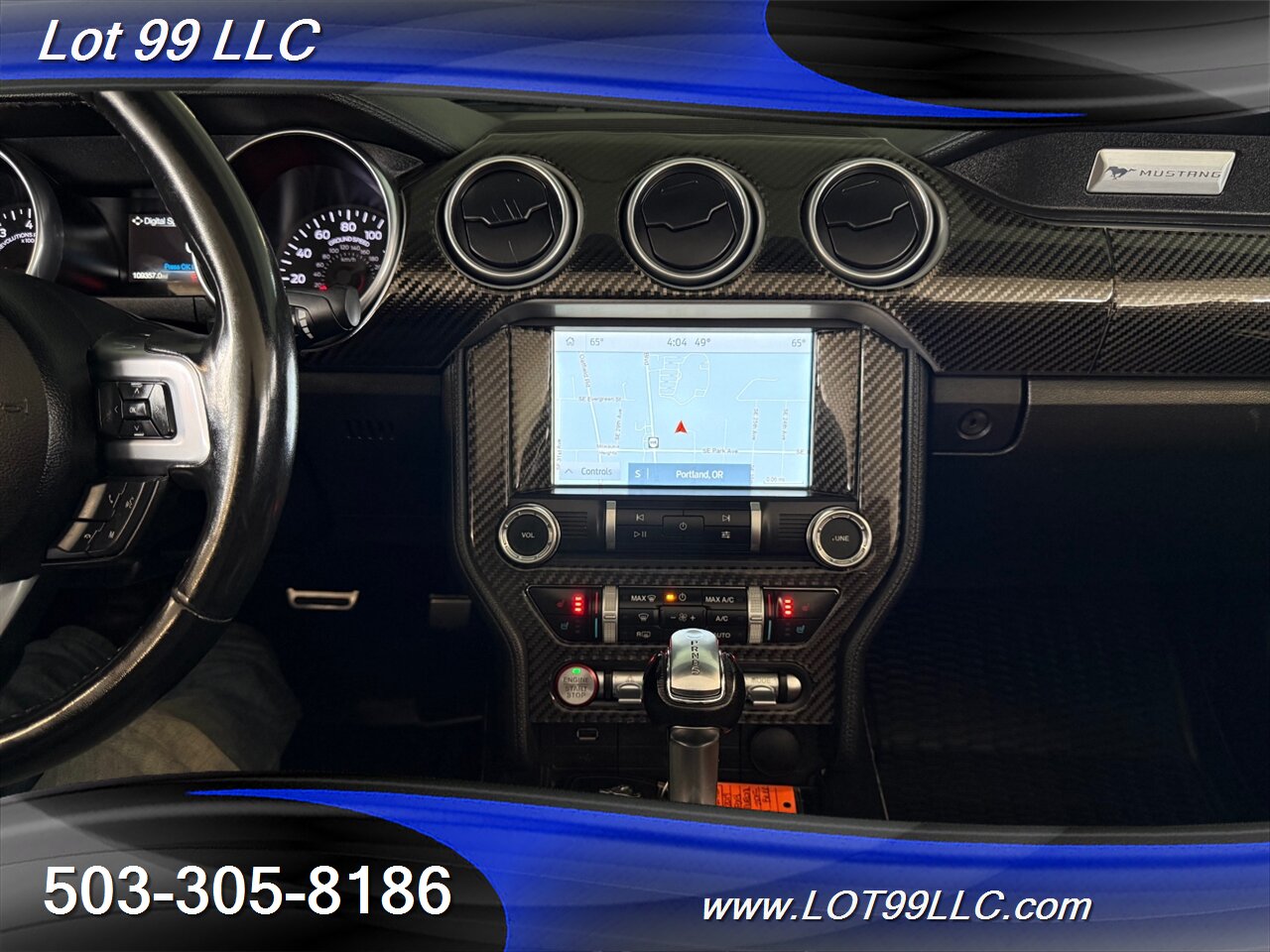 2019 Ford Mustang GT Premium 5.0 109k Convertible Leather Navi Cam Carbon Fiber Hood & Interior 20 " Wheels - Photo 13 - Milwaukie, OR 97267
