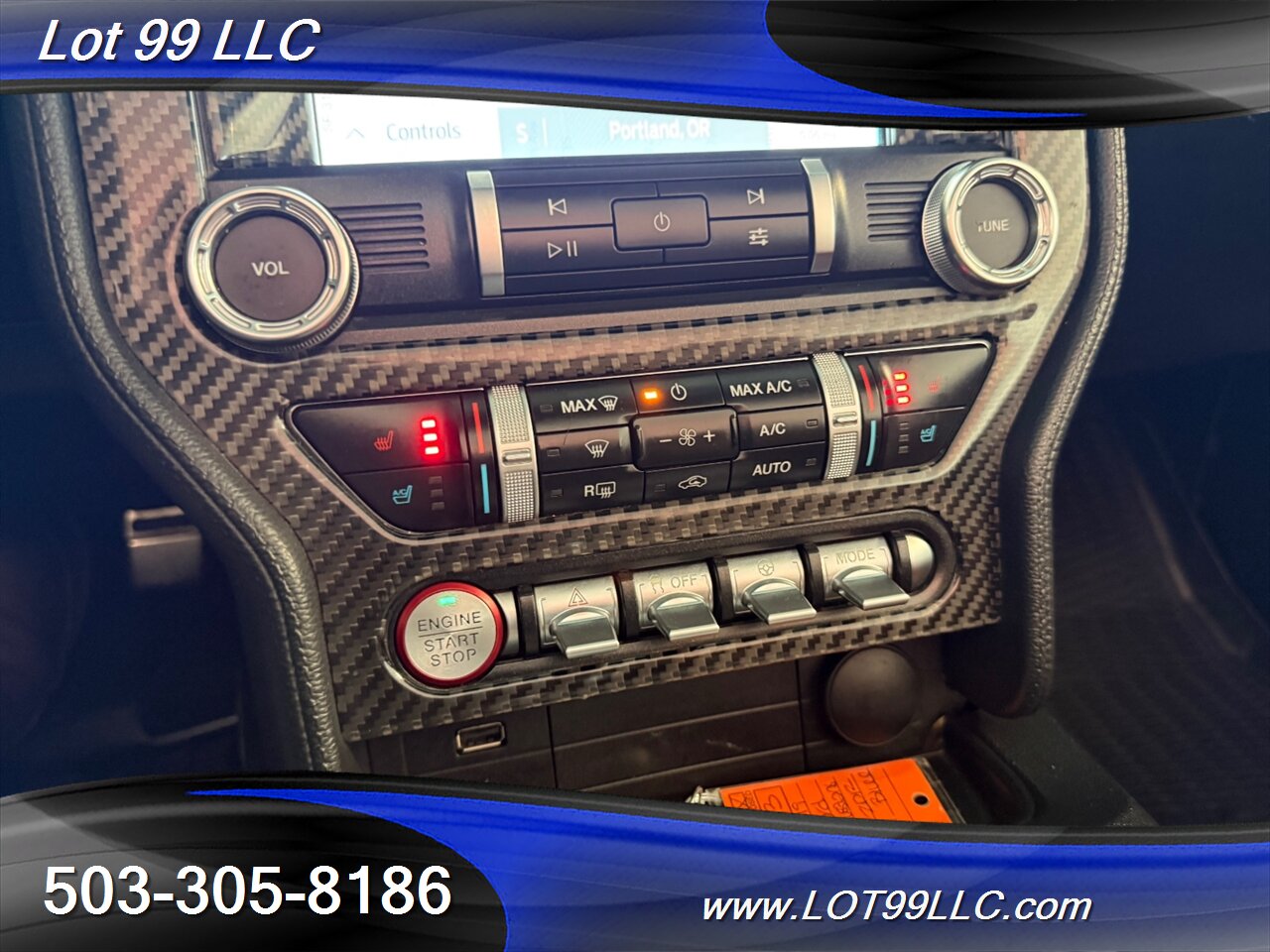2019 Ford Mustang GT Premium 5.0 109k Convertible Leather Navi Cam Carbon Fiber Hood & Interior 20 " Wheels - Photo 15 - Milwaukie, OR 97267
