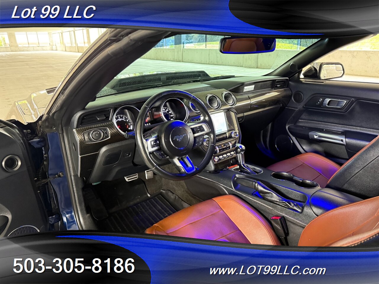 2019 Ford Mustang GT Premium 5.0 109k Convertible Leather Navi Cam Carbon Fiber Hood & Interior 20 " Wheels - Photo 38 - Milwaukie, OR 97267