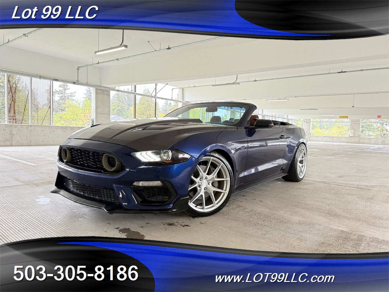 2019 Ford Mustang GT Premium 5.0 109k Convertible Leather Navi Cam Carbon Fiber Hood & Interior 20 " Wheels - Photo 34 - Milwaukie, OR 97267