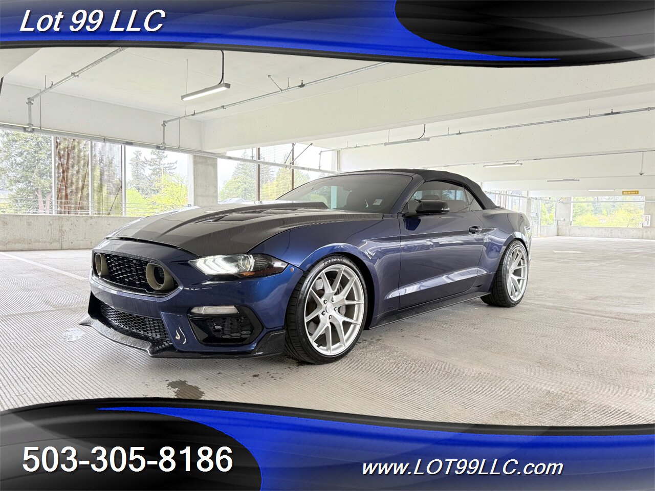 2019 Ford Mustang GT Premium 5.0 109k Convertible Leather Navi Cam Carbon Fiber Hood & Interior 20 " Wheels - Photo 6 - Milwaukie, OR 97267