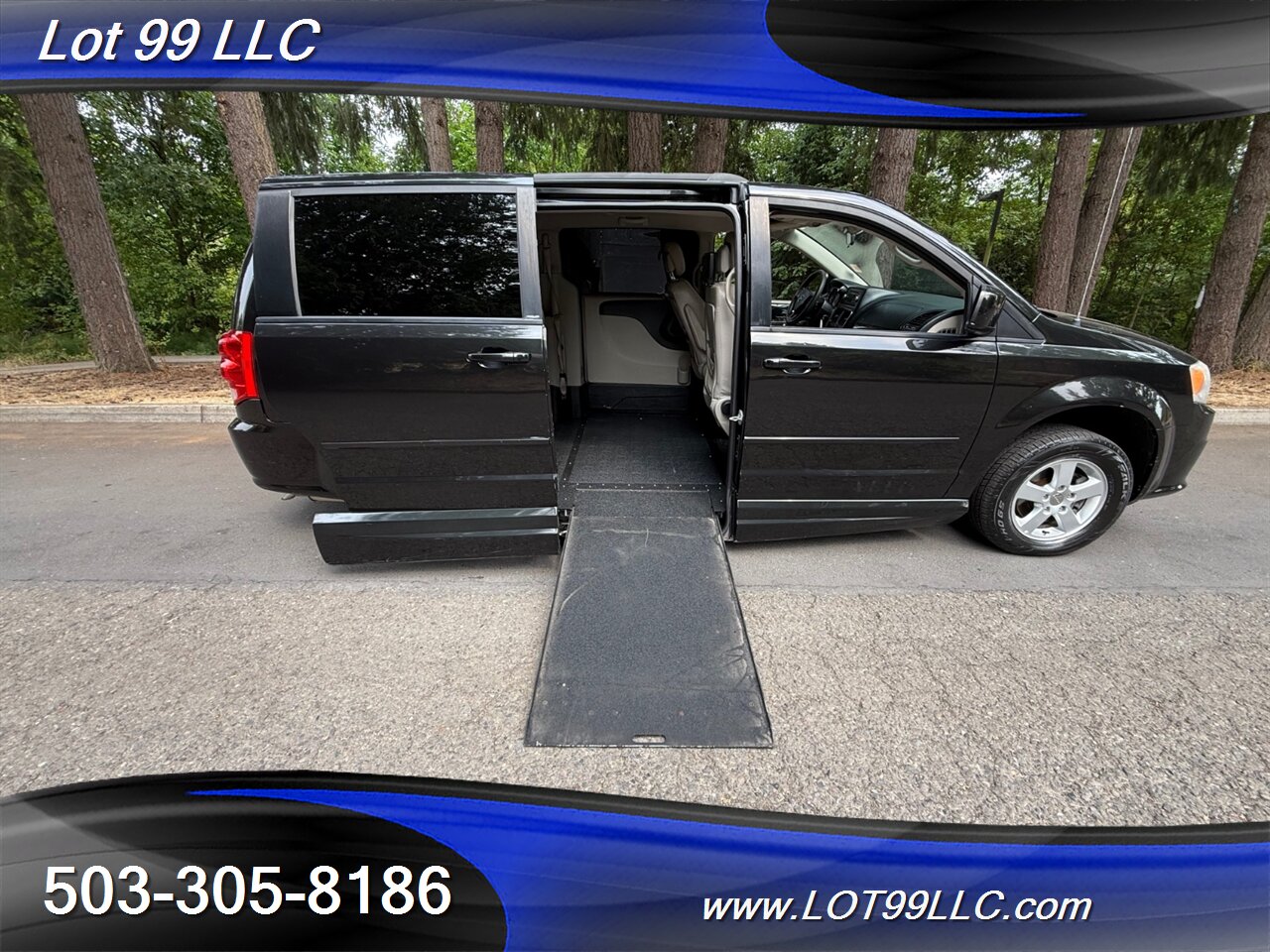 2012 Dodge Grand Caravan 51k Miles Wheelchair Van Side Ramp New Tires - Photo 78 - Milwaukie, OR 97267