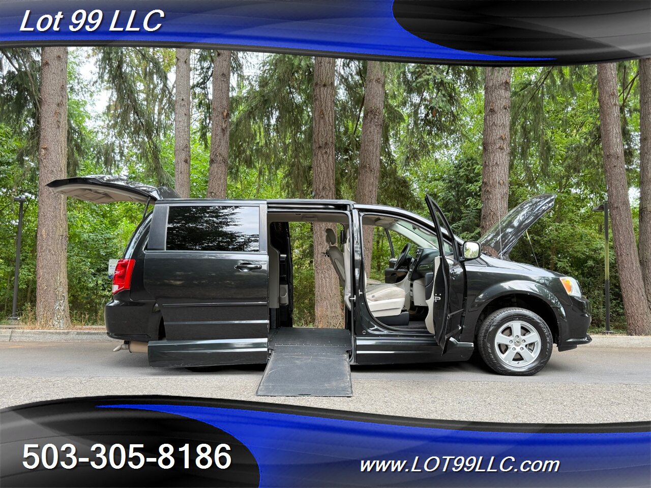 2012 Dodge Grand Caravan 51k Miles Wheelchair Van Side Ramp New Tires - Photo 57 - Milwaukie, OR 97267